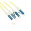 FO Pigtail LC, 9/125æm OS2, 2.0m, Easy Strip, yellow,4pcs thumbnail 1