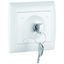KEY LOCK TWO-WAY SWITCH WHITE thumbnail 2