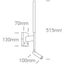 BLACK SPOT 3W + 6W WW WALL LAMP IP20 230v thumbnail 2