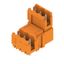PCB plug-in connector, male header, Dovetails for fixing blocks, THT solder connection, 5.08 mm, Number of poles: 6, 180°, Solder pin length (l): 3.2 mm, tinned, orange, Box thumbnail 3