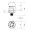 MC35 UL Beacon + Buzzer 24V RGY M12 thumbnail 3