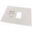 XMN332406CV1 Front cover, +mounting kit, for NZM3, vertical, 3p, HxW=600x600mm, grey thumbnail 1