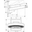 Rainfinity 250 3jet overhead shower, wall-mounted, matt white thumbnail 2