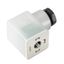Valve plug-in connector (field assembled), Number of poles: 3, Design A (18 mm), Free-wheel diode, 230 V, 0.34...1.5 mm² thumbnail 2