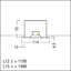 MIRL LED3400-840 M600L12x114 LDE - LED ceiling-recessed luminaire thumbnail 2