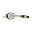 C22-DL-W-K10-24-P1 Illuminated pushbutton actuator, Flat, momentary, 1 N/O, Cable (black) with M12A plug, 4 pole, 0.2 m, LED white, White, Blank, 24 V AC/DC, Bezel: tita thumbnail 16