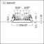 DIAMO MD GIMBAL FRAME Q2 TL WH - Installation frame thumbnail 2