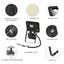 NOCTIS LUX 2 SMD 230V 10W IP44 WW black with sensor thumbnail 27