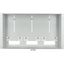 BPZ-MT-800/400-3-W Meter trough H=400mm, 3 meter mounting units, for housing width 800mm, white thumbnail 3