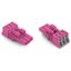 Socket 3-pole Cod. B pink thumbnail 2