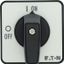 T0-2-1/E On-Off switch, T0, 20 A, flush mounting, 2 contact unit(s), 3 pole, with black thumb grip and front plate thumbnail 3