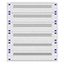 Distribution board insert KVN 60mm, 4-24K, 6-rows thumbnail 2