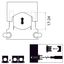 Cable mounting bracket - "UM 24" black thumbnail 2