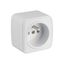 GNBP250 Socket single white 2P+Z 250V 16A thumbnail 1