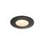 Decorative frame for F-Light downlight,flat,round,black thumbnail 2