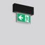 HALYXX, black, on/off Wall luminaires, L 233 B 44 H 180, SBS, 8 h, Mul thumbnail 1