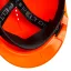 3M™ Hard Hat, Uvicator, Ratchet, Ventilated, Plastic Sweatband, Orange thumbnail 6