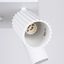 MODERN CEILING LAMP WHITE CARBON REFLECTORS ON A ROSECAKE FOR DINING ROOM thumbnail 8