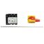 P3 Main switch, 80 A,Rear mounting, 4 pole, Form M4/K2-R, Red, Short t thumbnail 3