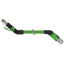 RJ45 male 45° up / RJ45 male 45° right shielded PUR gn 0.75m thumbnail 2