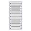 Modular chassis 2-24K flat, 8-rows, depth 100 mm thumbnail 2