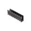 PCB plug-in connector, male header, open side, THT/THR solder connection, 5.08 mm, Number of poles: 3, 180°, Solder pin length (l): 1.5 mm, tinned, black, Box thumbnail 2
