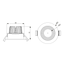 LEDSpotRA-Ava-E2 7W-Dim-2700-30D-BA thumbnail 4