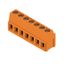 Printed circuit board terminals, 5.08 mm, Number of poles: 7, 90°, Solder pin length (l): 3.5 mm, tinned, orange, Clamping yoke connection, Clamping range, max. : 2.5 mm², Box thumbnail 3