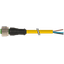 M12 female 0° A-cod. with cable Lite PUR 5x0.34 ye UL/CSA+drag ch. 40m thumbnail 2