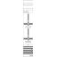 DF19G1B Meter panel, Field width: 1, Rows: 0, 1350 mm x 250 mm x 160 mm, IP2XC thumbnail 17