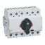 Manual source changeover DSX size 1 63A 3 poles - Rated current = 63A - for rail mounting thumbnail 1