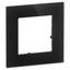 1 GANG PLATE BLACK GLASS thumbnail 2