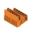 PCB plug-in connector, male header, Dovetails for fixing blocks, THT solder connection, 5.08 mm, Number of poles: 12, 180°, Solder pin length (l): 3.2 mm, tinned, orange, Box thumbnail 3