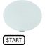 M22-XDP-W-GB1 Button plate, mushroom black, START thumbnail 2