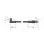 Actuator and Sensor Cable, PUR Extension Cable   PKW4M-P7X2-0.3-RSC4.4T/TXL thumbnail 1