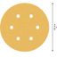 EXPERT C47 Sandpaper with 6 holes for Random Orbital Sanders 15 mm, G 8 5-pc thumbnail 2