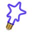 Neon LED Star E27 4W Blue thumbnail 1