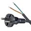Connection cable W-6 H05RR-F 2X1 (rubber) black thumbnail 1
