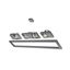 AIXLIGHT PENDANT SYSTEM BASIC FRAME 2, silver-grey, 160cm thumbnail 2