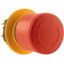 M22-PVT30 Emergency stop/emergency switching off pushbutton, RMQ-Titan, Mushroom-shaped, 30 mm, Non-illuminated, Turn-to-release function, Red, yellow thumbnail 6