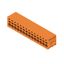 Printed circuit board terminals, 5.00 mm, Number of poles: 14, 90°, Solder pin length (l): 3.5 mm, tinned, orange, PUSH IN without actuator, Clamping range, max. : 2.5 mm², Box thumbnail 4