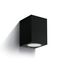 BLACK WALL LIGHT GU10 10W IP65 thumbnail 1