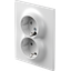 SOCKET SCHUKO DOUBLE 2P+E 16A 250V~ PW F 4417107 thumbnail 2