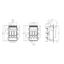 HRC-fuse-switch ARROW BLUE size 00 3-pole,160A, f. 60mm-sys. (The price is shown without markup on metals. Request a quote for accurate information) thumbnail 13