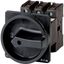 P3-63/V/SVB-SW/HI11 Main switch, P3, 63 A, rear mounting, 3 pole, 1 N/O, 1 N/C, STOP function, With black rotary handle and locking ring, Lockable in the 0 (Off) position thumbnail 3