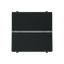 Push-button, SP without symbol, with indicator LED - 2M - Matt Black thumbnail 1