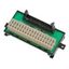 DIN-rail mounting terminal block, MIL40 socket, push-in clamp, 32x IN XW2R0024F thumbnail 1