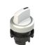 Illuminated short handle selector, 3 positions white with marking thumbnail 1
