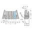 THT female header angled Pin spacing 7.5 mm gray thumbnail 2