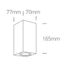 BLACK WALL LIGHT GU10 2x10W IP65 thumbnail 2